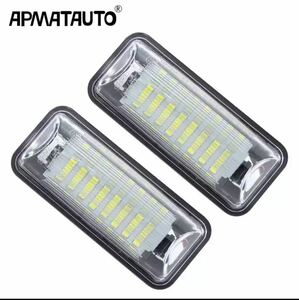 ☆新品 2 ピース白色 LED ライセンスナンバープレートライトランプ REPLACMENT スバルフォレスター BRZ WRX XV CROSSTREK トヨタ FT86 GT86