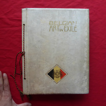 w15/洋書【亡命中のベルギーの芸術：Belgian Art in Exile: A representative gallery of modern Belgian art】 @5_画像1