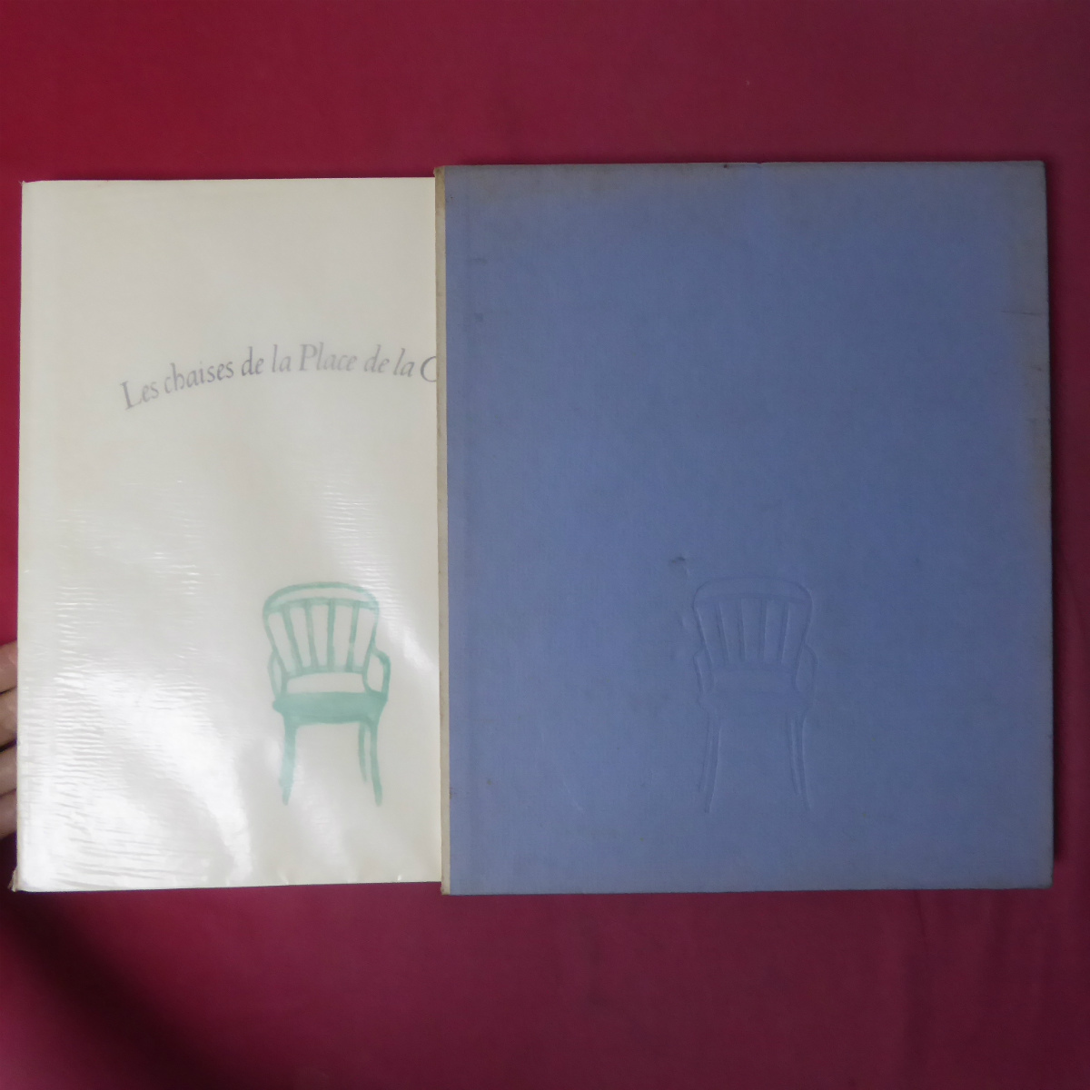 Große s [Kaii Higashiyama - Stühle auf dem Place de la Concorde / 1976, Kyuryudo] @5, Malerei, Kunstbuch, Sammlung, Kunstbuch