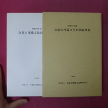 k3【昭和60年度 京都市埋蔵文化財調査概要/京都市埋蔵文化財研究所】平安京・京跡/鳥羽離宮跡/中臣遺跡/長岡京跡 @2_画像1