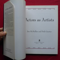 w18洋書【アーティストとしての俳優：Actors as Artists/Journey Editions・1994年】_画像3