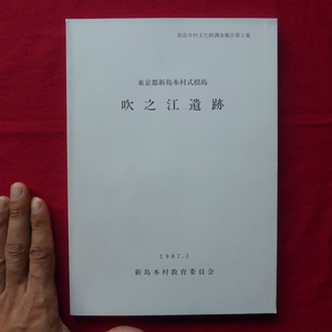 θ21【吹之江遺跡/1987年・新島本村教育委員会】東京都新島本村式根島