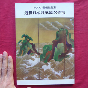 z14図録【ボストン美術館秘蔵 近世日本屏風絵名作展/1981年・松坂屋】山根有三:屏風絵の歴史/ボストン美術館東洋部のコレクション