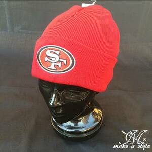 NFL Сан-Франциско 49ers вязаная шапка Beanie красный 333