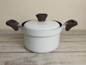 炊飯鍋 5合炊きIH対応 両手鍋20cm