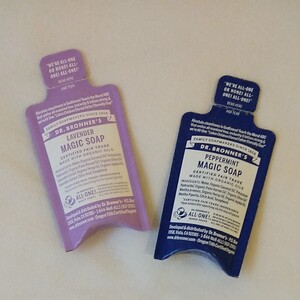 ●DR.BRONNER’S●ドクターブロナー マジックソープ サンプル 2個セット ラベンダー&ペパーミント