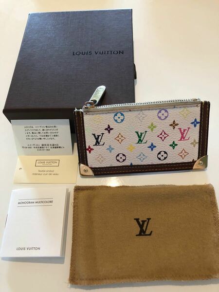 LOUIS VUITTON ルイヴィトン　／　マルチカラー　コイン＆キーケース