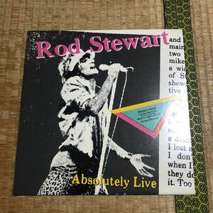 ロッド・スチュワート　absolutely live USA盤2枚組レコード