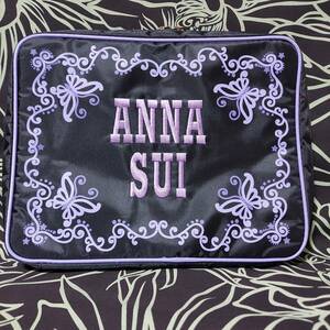 アナスイ ポーチ ANNA SUI アナスイ トラベルポーチ サイズ20×27×3.5 ブラック 新品 