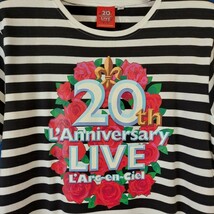 ラルクアンシエル Tシャツ 20thツアーTシャツ サイズM コットン100％ 新品 L'Arc-en-Ciel_画像2