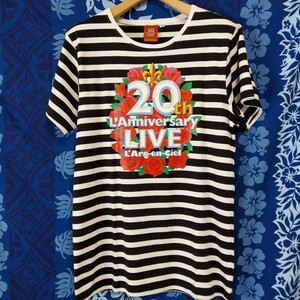 ラルクアンシエル Tシャツ 20thツアーTシャツ サイズM コットン100％ 新品 L'Arc-en-Ciel