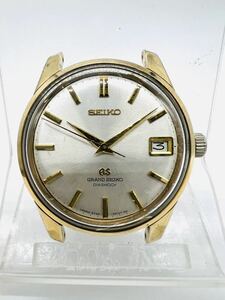 ムーブメント写真あり GRAND SEIKO グランドセイコー GS DIASHOCK 5722-9011 手巻き メンズ 腕時計 ゴールド系 メダリオン