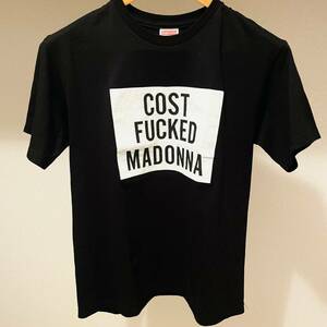 ほぼ新品 Supreme Cost Fucked Madonna Tee Black White S 10aw 黒 白 コスト ファック マドンナ アダム