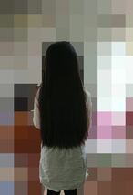 【13歳】 髪束 38cm 160g 髪の毛 ウィッグ 【日本人】「545」バ_画像1