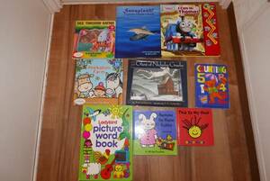  including carriage! English picture book 9 pcs. set profit intellectual training picture book reading ...