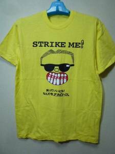  hard-to-find! not for sale! laughing ......!.. also designer's T-shirt ( scoop net li Morita one . Fuji tv goods 90s retro Vintage goods )