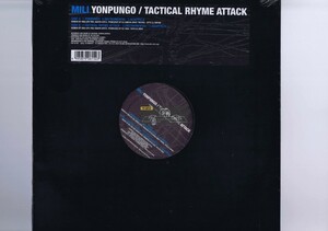【 12inch 】 新品 Mili - Yonpungo / Tactical Rhyme Attack シールド [ 国内盤 ] [ Blues Interactions, Inc. / PLP-6150 ] 日本語ラップ