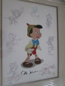 ディズニー ピノキオ 原画 セル画 限定 レア Disney