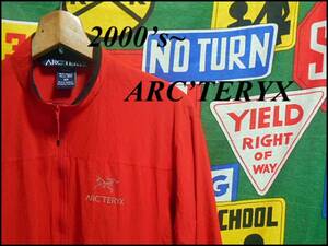 ★Arc'teryx アークテリクス★ナイロンジャケット38赤アウトドアジャケット00年代ベータARシータARガンマLTスコーミッシュアルファSV