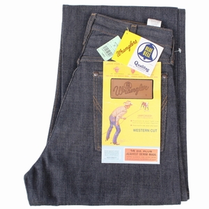 (61220) Deadstock В то время Wrangler 11mwz M1110 W29 Wrangler Jeans Vintage 64 -Year Перепечатанный Wrangler Japan неиспользованная копия.