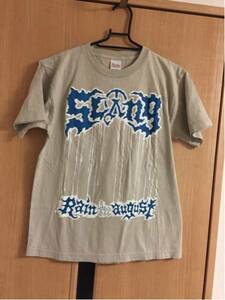 SLANG Rain in august Tシャツ サイズS スラング BLOOD SUCKER RECORDS 札幌 ハードコア