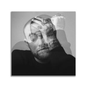 マック ミラー Mac Miller ポスター ボード パネル フレーム 50x50cm 海外 ヒップホップ ラッパー アート グッズ 写真 雑貨 絵 おしゃれ 1