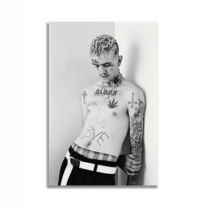 Lil Peep リル ピープ ポスター ボード パネル フレーム 70x50cm 海外 ヒップホップ ラッパー アート グッズ 写真 雑貨 絵 フォト 2