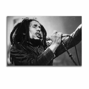 ボブ マーリー Bob Marley レゲエ ポスター ボード パネル フレーム 70x50cm ボブマーリー 海外 アート グッズ 写真 雑貨 フォト 絵 22