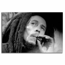 ボブ マーリー Bob Marley レゲエ ポスター ボード パネル フレーム 70x50cm ボブマーリー 海外 アート グッズ 写真 雑貨 フォト 絵 13_画像1