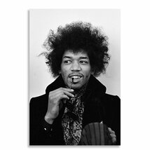 ジミ ヘンドリックス Jimi Hendrix ジミヘン ポスター ボード パネル フレーム 70x50cm 海外 ギタリスト グッズ 写真 雑貨 フォト 3_画像1