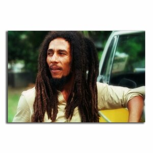 ボブ マーリー Bob Marley レゲエ ポスター ボード パネル フレーム 70x50cm ボブマーリー 海外 アート グッズ 写真 雑貨 フォト 絵 15