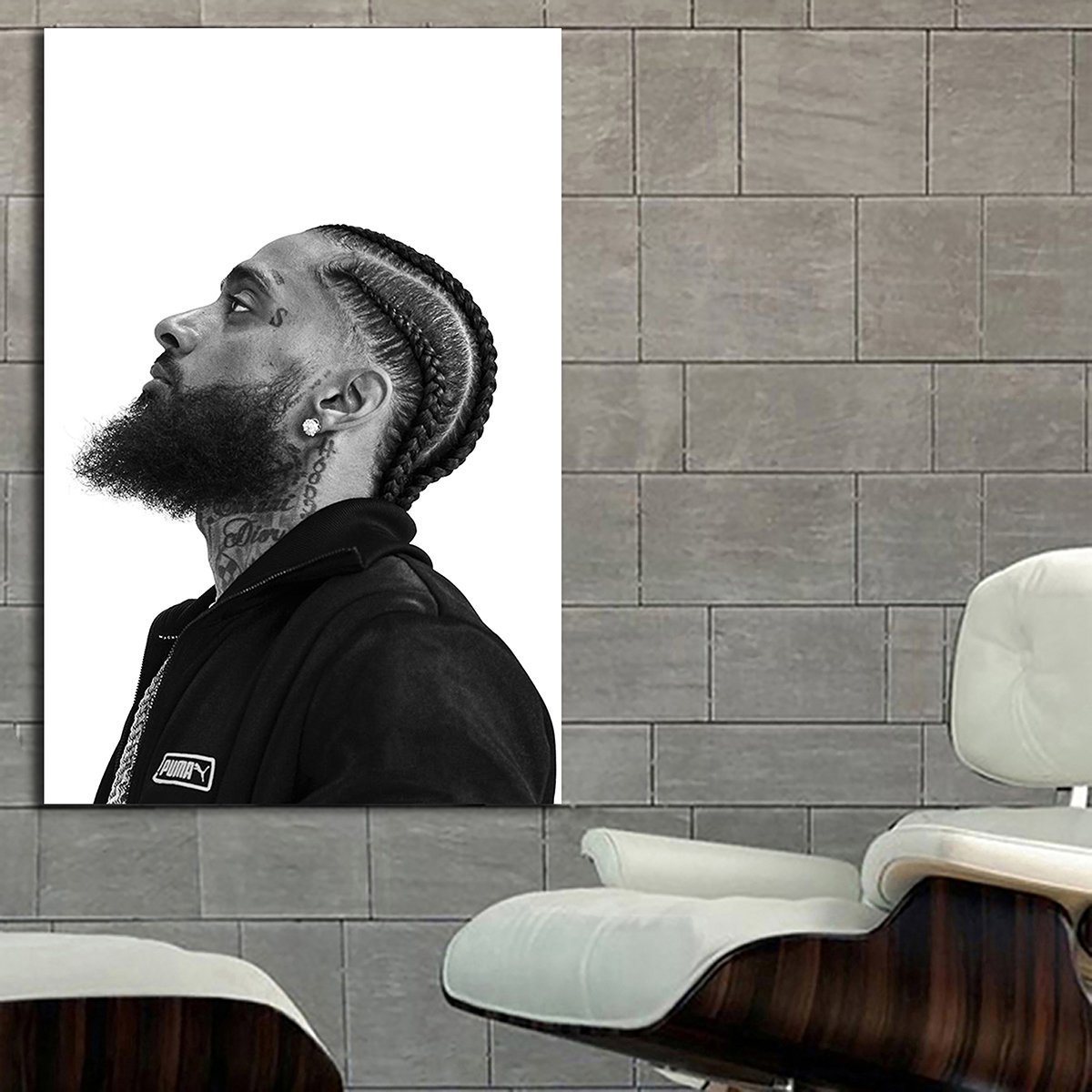 ニプシー ハッスル Nipsey Hussle ポスター ボード パネル フレーム