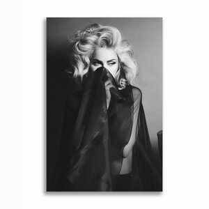 マドンナ Madonna ポスター ボード パネル フレーム 70x50cm 海外 アート インテリア グッズ 雑貨 写真 フォト 絵 大 8