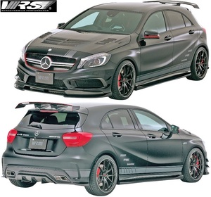 【M's】W176 A45AMG (2013y-2018y) VRS エアロキット 6点 (F+DT+SD+RD+RF+RW)／／バリス VARIS ベンツ Aクラス A45 AMG エアロ フルエアロ