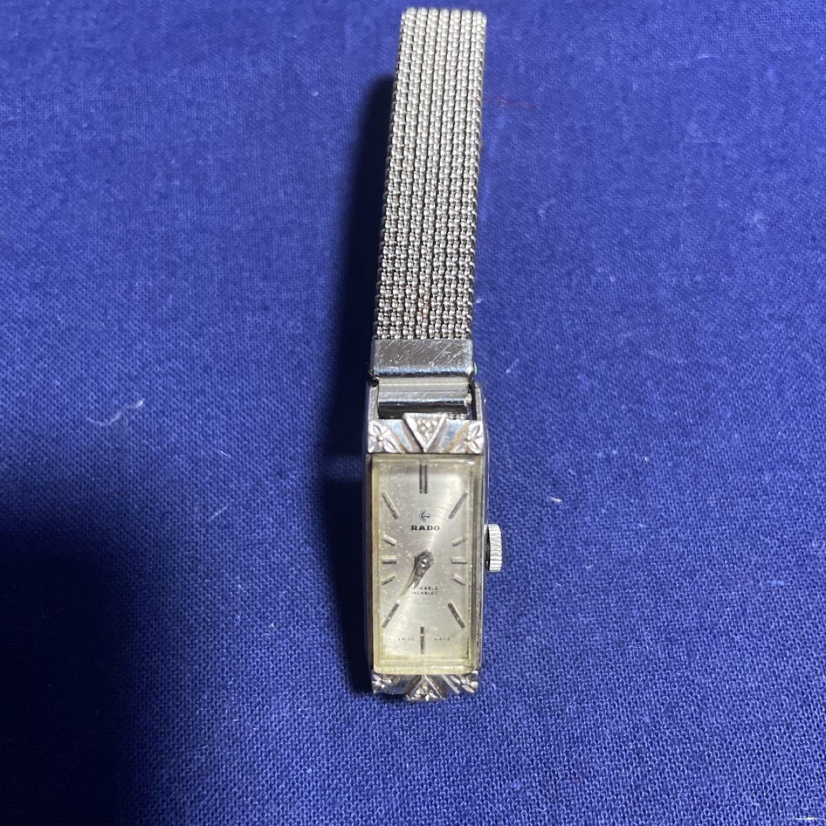 銀製 ラドー ヴィンテージ高級手巻き腕時計 ファンシー RADO｜PayPayフリマ