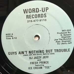 Dj Jazzy Jeff & Fresh Prince / Guys Ain't Nothing But Trouble USオリジナル盤