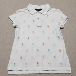 RALPH LAUREN Ralph Lauren Ralph Lauren polo-shirt POLO Polo polo-shirt short sleeves shirt 12-14 child clothes 