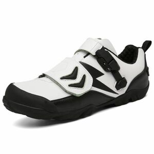 2021 binding shoes cycling shoes sneakers bicycle shoes sport bike man woman possible X126 white 27.5cm/45