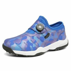 2021 men's golf shoes sport shoes size selection possible men's outdoor waterproof . slide F-X9919 blue 25.5cm/41