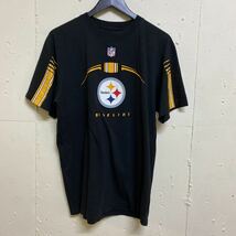 NFL Reebok Steelers リーボック 半袖 Tシャツ L 古着_画像1