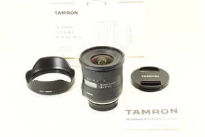 極上品◆TAMRON タムロン 10-24mm F3.5-4.5 Di II VC HLD B023 Nikon ニコン◆超広角ズーム/a-6005