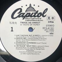 A LP Twice As Sweet A Taste of Honey レスキューミー 白レーベル プロモ レコード 5点以上落札で送料無料_画像4