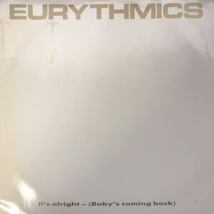 A 12インチ ユーリズミックス Eurythmics it’s alright(Baby’s coming back)LP レコード 5点以上落札で送料無料