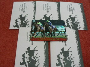 ロードカナロア　新ひだかトレジャーホースカード 未開封カード5枚付き 馬 競走馬 トレカ SHINHIDAKA TREASURE HORSE CARDS 2022