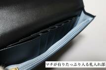 新品　最高級 セレブ専用 クロコダイル　かぶせ長財布　MKW-120 マットブラック　１_画像6