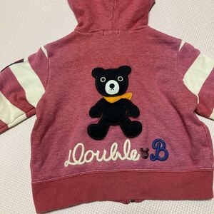 DOUBLE.B 80 パーカー 上着 ダブルビー
