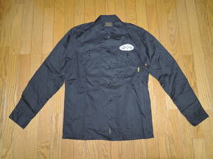 NEIGHBORHOOD Neighborhood рубашка work shirt S чёрный нашивка CLASSIC WORK длинный рукав /