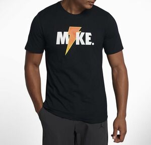 ラスト1 限定 【XL】 NIKE ナイキ Jordan ジョーダン ゲータレード コラボ Like Mike ライトニング Tシャツ 半袖 黒 ブラック USA正規品