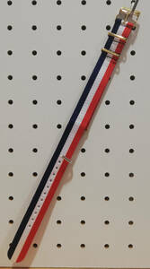 [ unused ]LIP lip wristwatch nylon belt 18mm discount through . type tricolor xGD France Manufacturers original new goods 