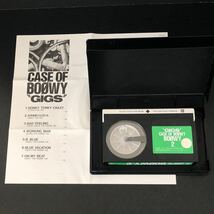 希少 1987年★β ベータ Beta ビデオ カセットテープ「 “GIGS” CASE OF BOWY」4巻セット★BOOWY ボウイ 氷室京介 布袋寅泰 高橋まこと_画像8